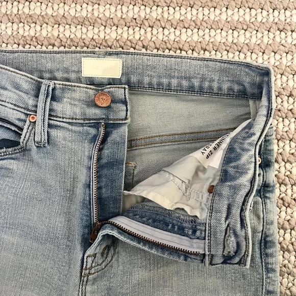 MOTHER The Stunner Zip Ankle Step Fray in Rolling in the Bushes - Picture 8 of 11